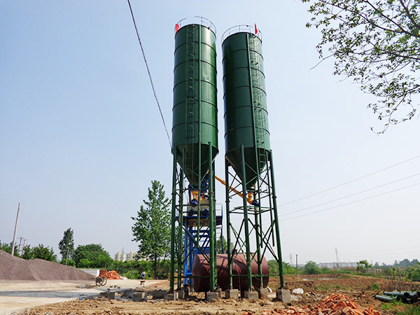 建設小型混凝土攪拌站要多少錢(圖1) 小型混凝土攪拌站